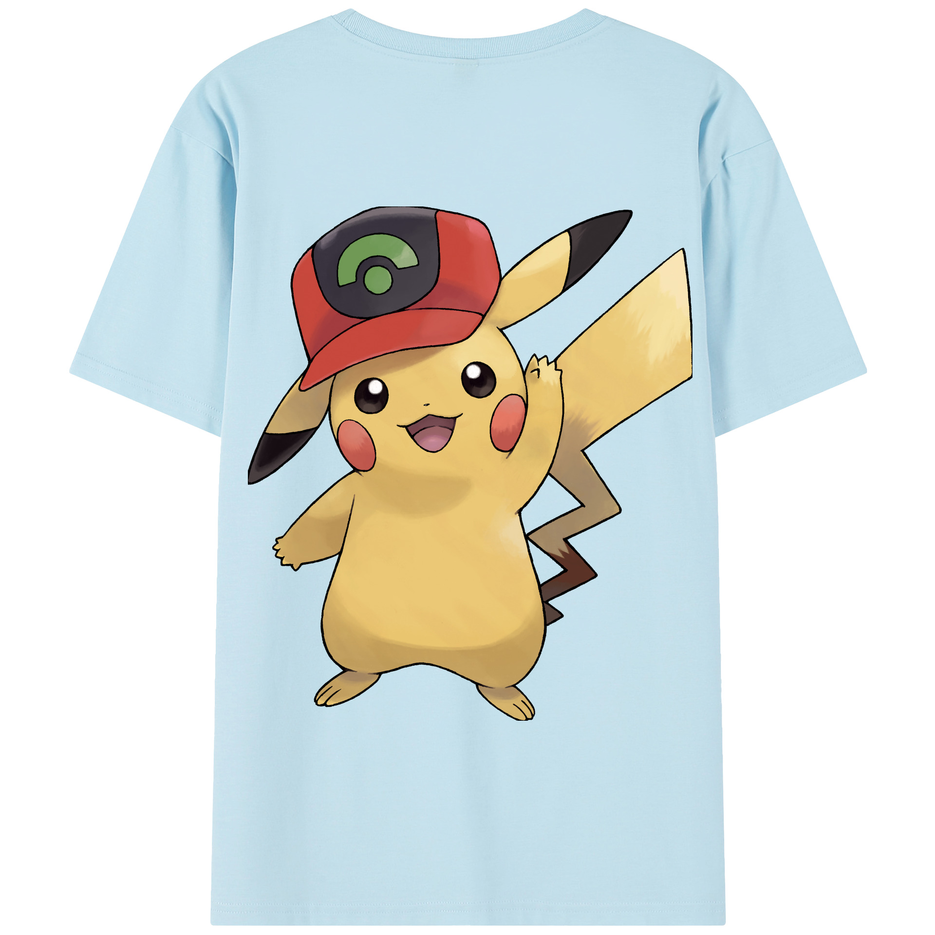 （画像用） ポケットモンスター Pokémon 綿100％半袖Tシャツ（背面プリント）